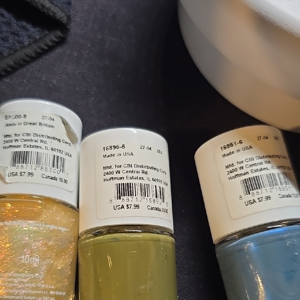 Icing Nail Polish Trio - Gold, Green, Blue NWT - Picture 3 of 3
